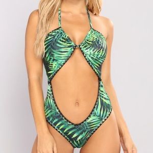 Feel The Friction Swimsuit - Green